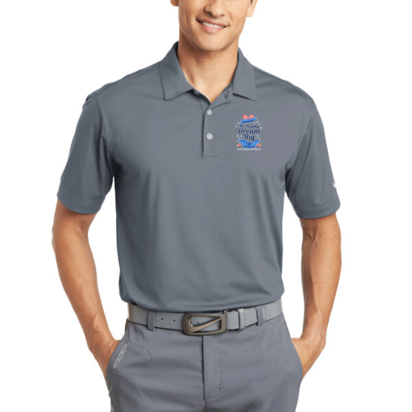 Be Happy, Dream Big - Dri FIT Vertical Mesh Polo Thumbnail