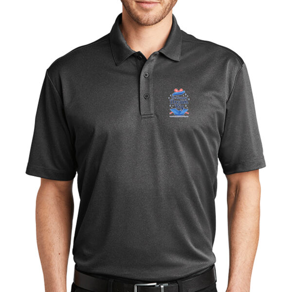 Be Happy, Dream Big - Heathered Silk Touch ™ Performance Polo Thumbnail